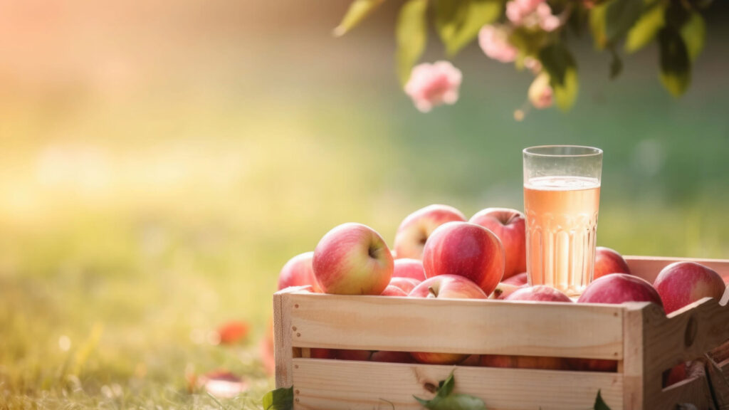 klimaneutrale-bio-produkte-äpfel-apfelsaft